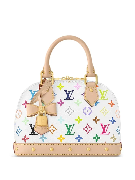 Разноцветный рюкзак с монограммой, бывший в употреблении у Louis Vuitton white