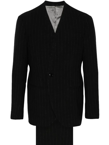 Костюм в тонкую полоску от Джорджио Армани black