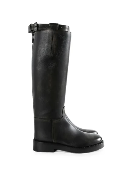 Женские сапоги Ann Demeulemeester с пряжками, черные