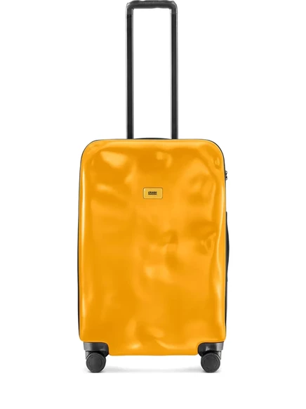 Унисекс чемодан Crash Baggage Icon на 4 колесах, желтый
