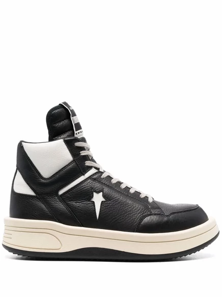 Унисекс высокие кроссовки Rick Owens DRKSHDW x Converse TURBOWPN, черные