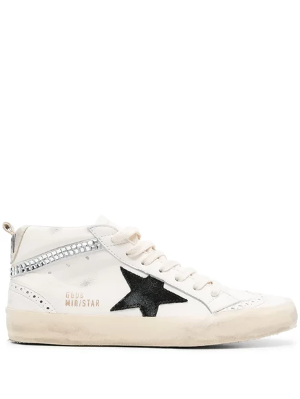 Женские кроссовки Golden Goose Mid Star, белые