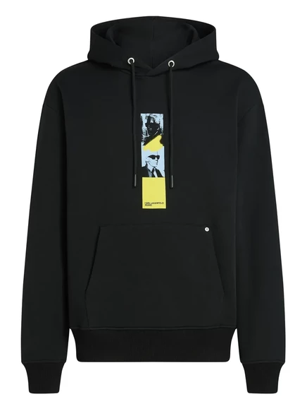 Мужское худи Karl Lagerfeld Jeans Repeated Karl, черное