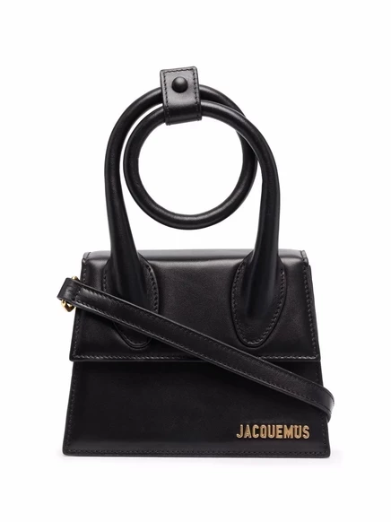 Женская сумка-тоут Jacquemus Le Chiquito Noeud, черная