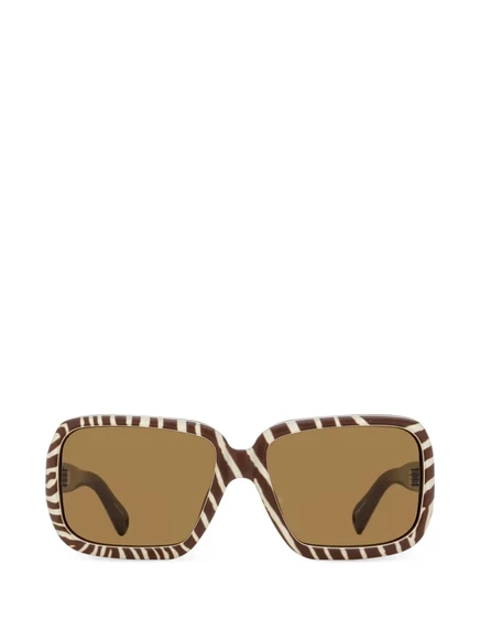 Очки Jacquemus x Linda Farrow Cabana, коричневые