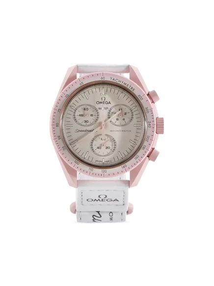 Мужские часы Omega x Swatch Moonswatch Venus 42 мм, розовые