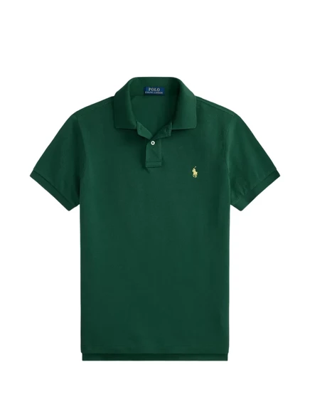 Мужское поло Polo Ralph Lauren с логотипом, зеленое