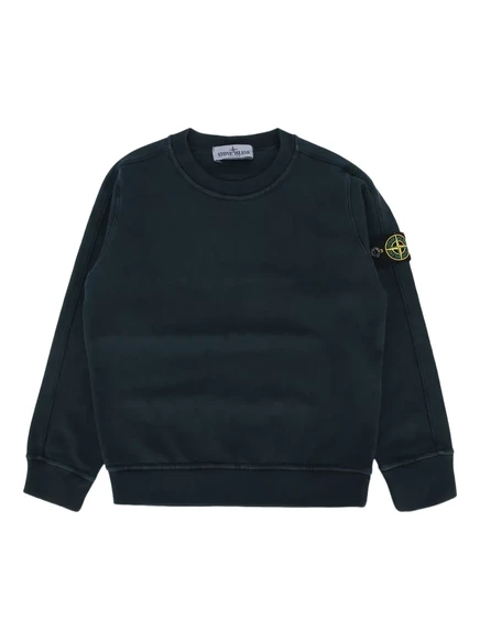 Толстовка для мальчиков Stone Island Junior Compass, синяя