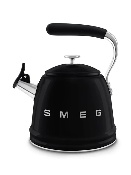 Чайник Smeg свистящий 2,3 л, черный