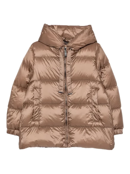 Женская пуховая куртка Max Mara Seia стеганая, светло‑коричневая