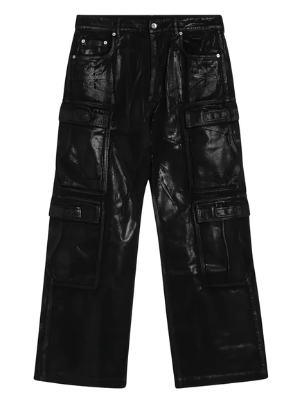 Мужские карго-джинсы Rick Owens DRKSHDW Double Cargo, чёрные