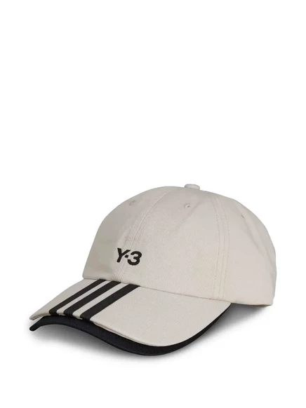 Унисекс кепка Y-3 Stripes, бежевая