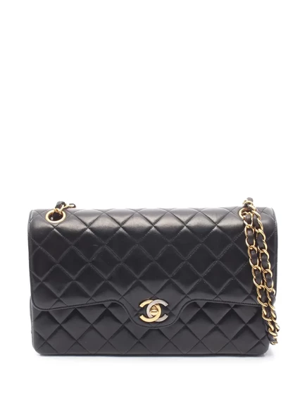 Женская сумка CHANEL Pre-Owned Double Flap, черная