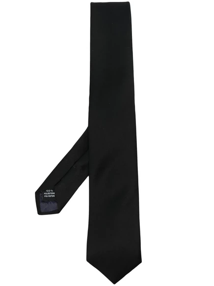 Заостренный галстук Tagliatore с атласной отделкой  black