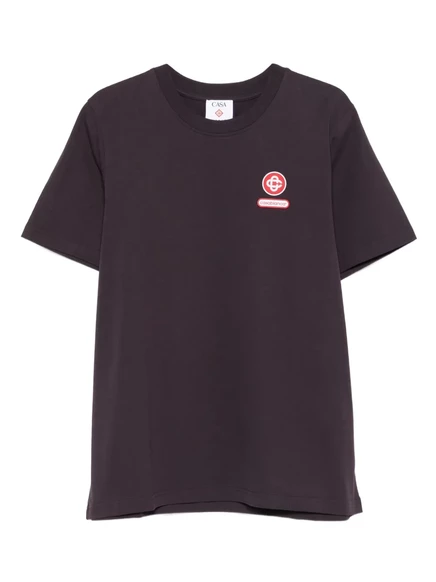 Футболка с нашивкой с логотипом Casablanca purple