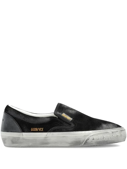 Женские слипоны Golden Goose VCE Penstar замшевые, черные