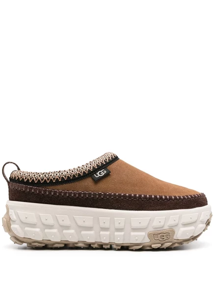 Унисекс тапочки Ugg Venture Daze замшевые, коричневые