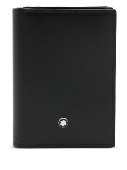 Мужской картхолдер Montblanc Meisterstück на 4 карты, черный