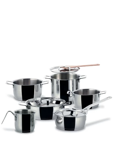 Набор посуды Alessi из 9 предметов silver