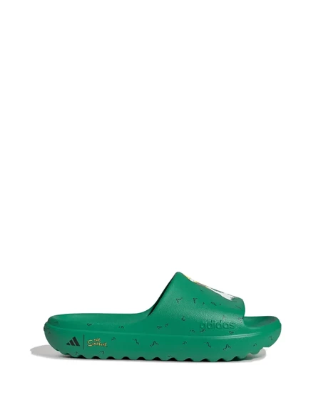 Мужские шлепанцы Adidas Adilette Lumia с принтом, зеленые