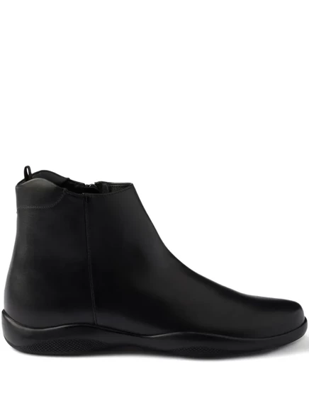 Мужские челси Prada из кожи, чёрные