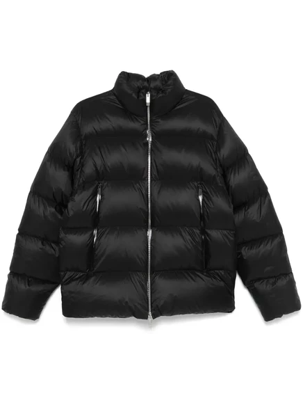 Пуховик Moncler из тарнового меха Moncler black