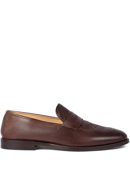 Мужские лоферы Brunello Cucinelli, коричневые