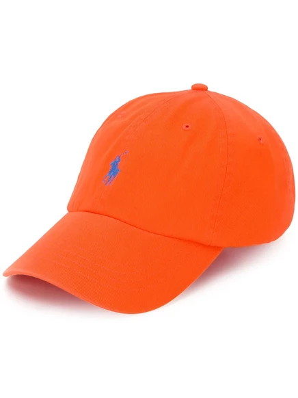 Унисекс кепка Polo Ralph Lauren с логотипом, оранжевая