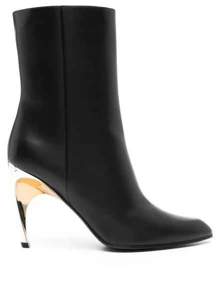 Женские ботильоны Alexander McQueen Armadillo 95 мм, черные