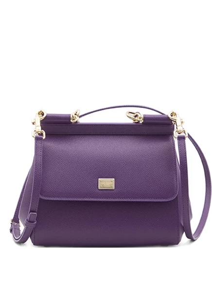 Сумка-тотализатор Dolce & Gabbana medium Sicily purple