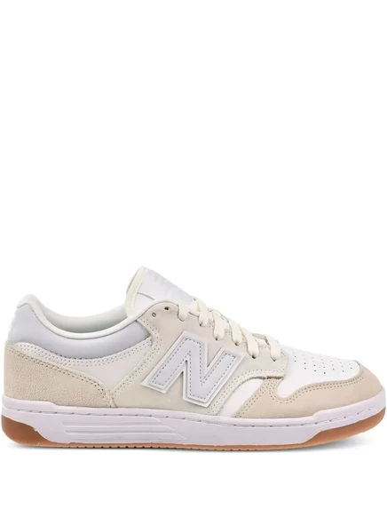 Мужские кроссовки New Balance 480 замшевые, кремовые