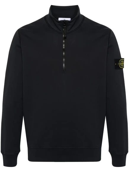 Мужская толстовка Stone Island Compass хлопковая, синяя