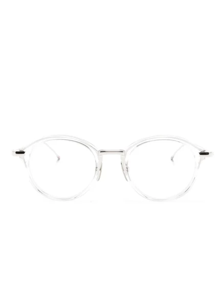 Очки Thom Browne Eyewear в прозрачной круглой оправе white