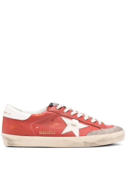 Мужские кроссовки Golden Goose Super-Star, оранжевые