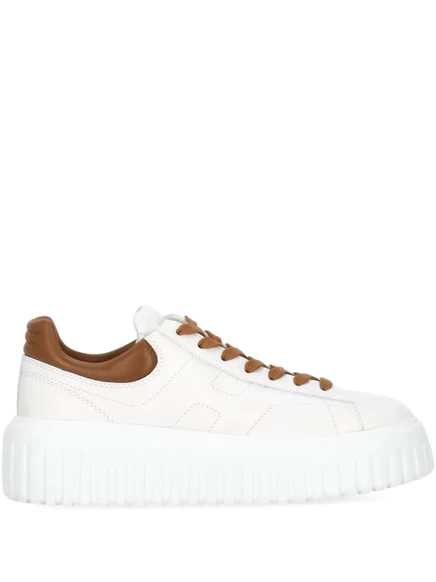 Кроссовки с логотипом Hogan H-Stripes white