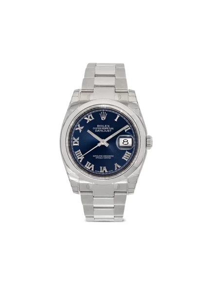 Часы Rolex Datejust 36 мм стальные, синий циферблат