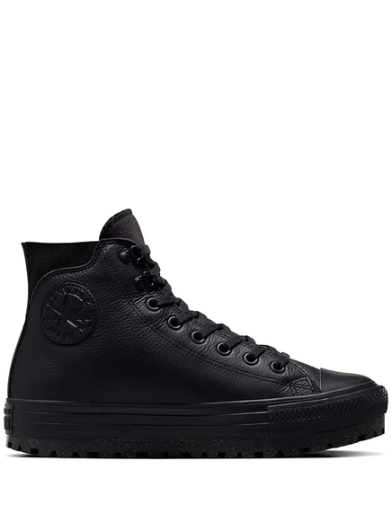 Унисекс кеды Converse Chuck Taylor City Trek кожа, черные