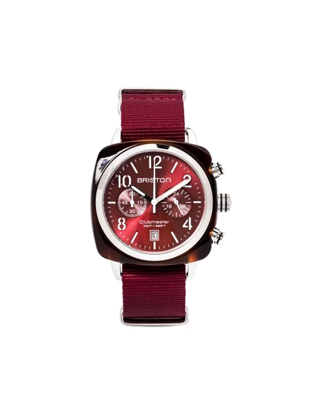 Часы Briston Clubmaster Classic 40 мм, бордовые