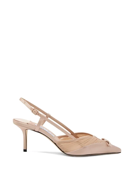 Женские туфли Jimmy Choo Afia 65 мм, бежевые