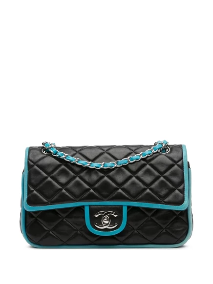 Женская сумка на плечо CHANEL Classic Medium, синяя