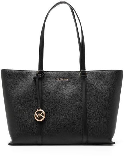 Женская сумка-тоут Michael Kors Temple кожаная, черная