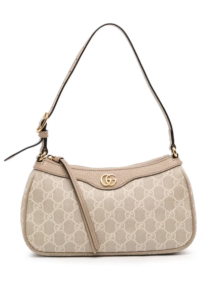 Маленькая сумка через плечо GG Supreme Ophidia, бывшая в употреблении у Gucci 2016-2025 grey