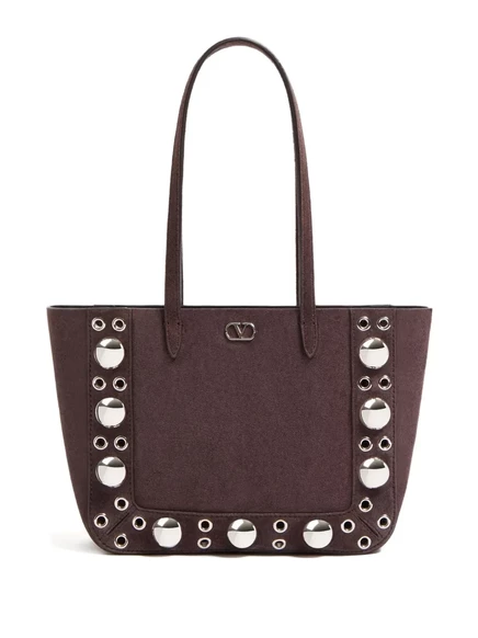 Женская сумка-тоут Valentino Garavani mini Nellcote, коричневая