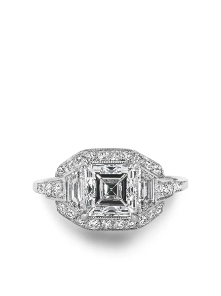 Женское кольцо Tiffany & Co. Pre-Owned платиновое с бриллиантом