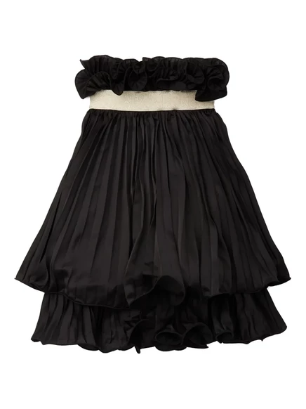 Детская юбка Karl Lagerfeld Kids Ceremonie, черная