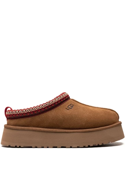 Женские тапочки Ugg Tazz замшевые, коричневые