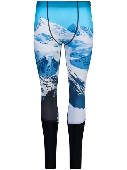 Мужские лыжные легинсы Perfect Moment с принтом, синие