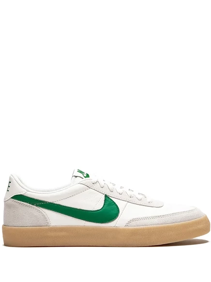 Унисекс кроссовки Nike Killshot 2 кожаные, бело-зелёные