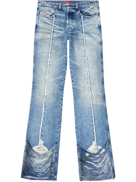 Мужские джинсы Diesel D-Buck прямые, голубые