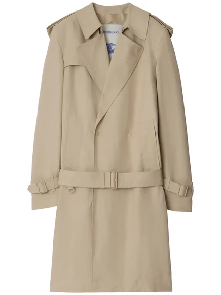 Тренч-пальто Burberry с поясом на талии neutrals